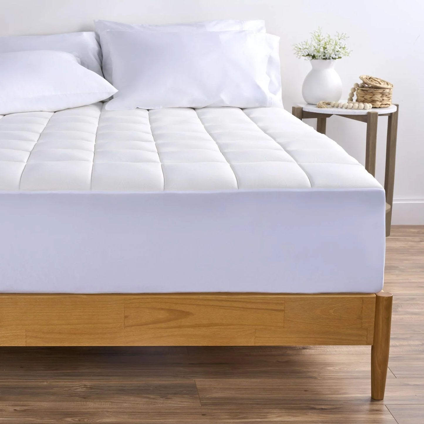 Allswell Washable Gel Memory Foam Mattress Pad, ( king )