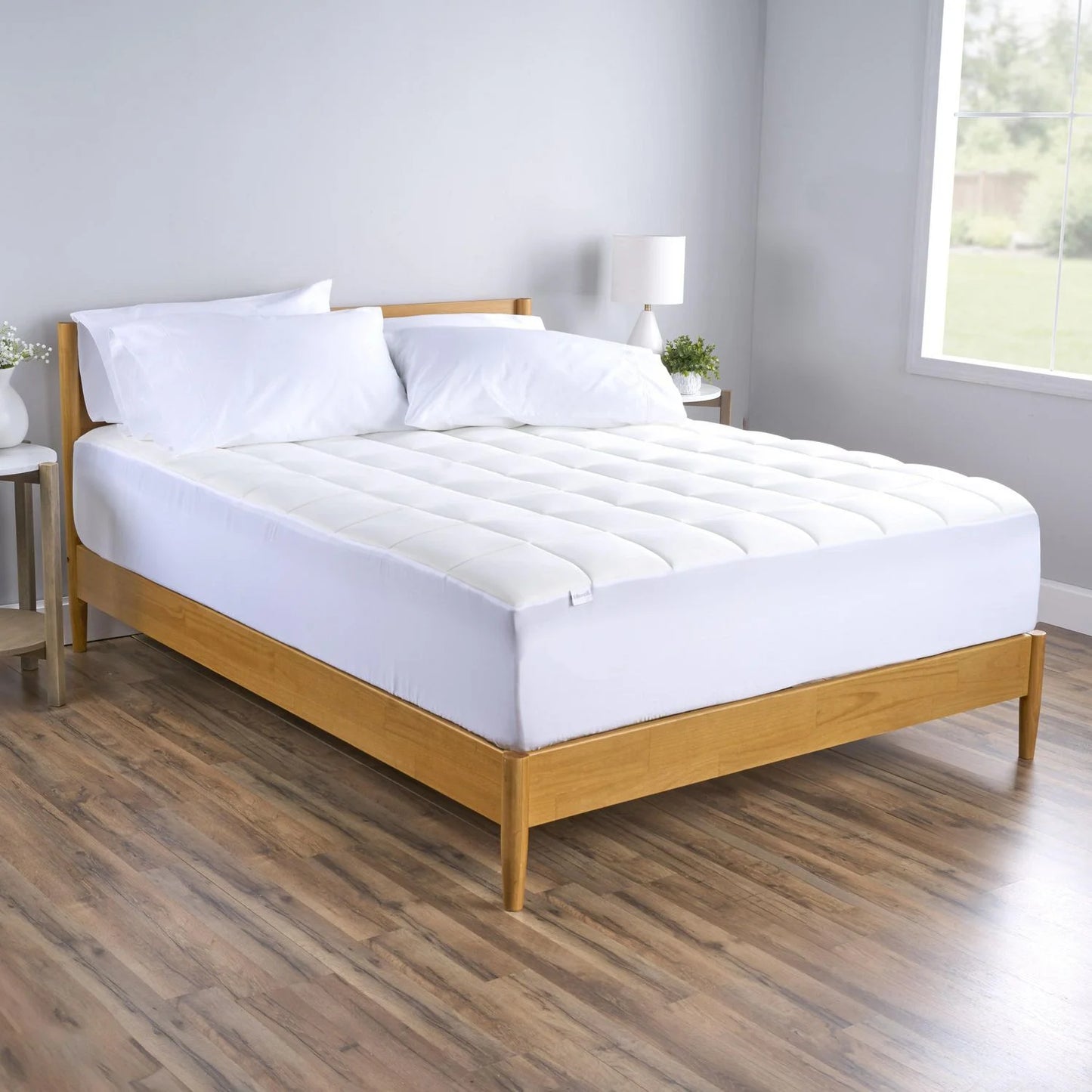 Allswell Washable Gel Memory Foam Mattress Pad, ( king )