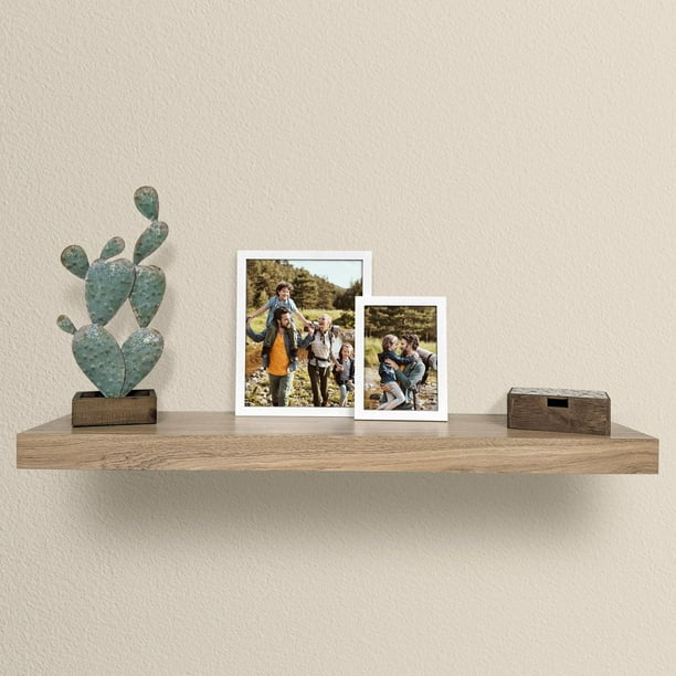 🪵 Hometrends 35-Inch Floating Honey Shelf – Sleek & Versatile Wall Display